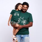 cotton dad daughter mon son tshirt twinning tshirt