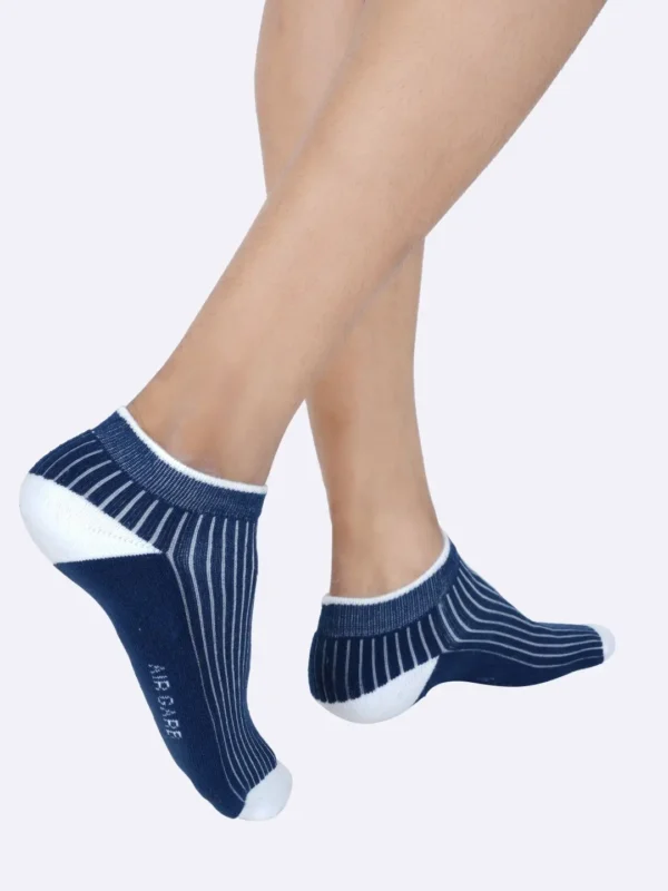 Low Cut Ankle socks for men and women cotton socks for men casual socks denim blue white ankle socks comfort soft cushion socks