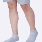 Ankle socks for men low ankle socks for women cotton socks for men cotton socks for women office socks home casual socks cushion soft comfort grey light breathable