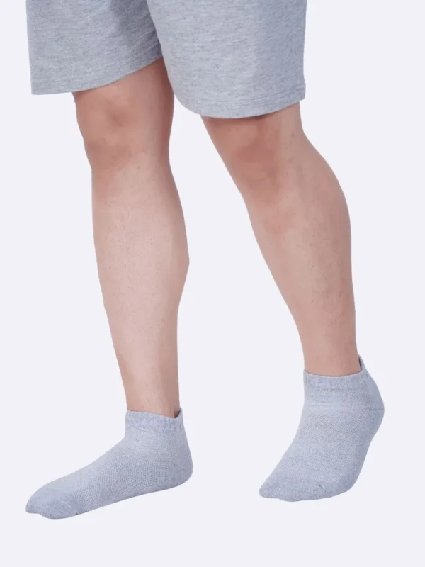 Ankle socks for men low ankle socks for women cotton socks for men cotton socks for women office socks home casual socks cushion soft comfort grey light breathable