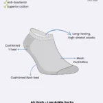 Ankle socks for men low ankle socks for women cotton socks for men cotton socks for women office socks home casual socks cushion soft comfort grey light breathable