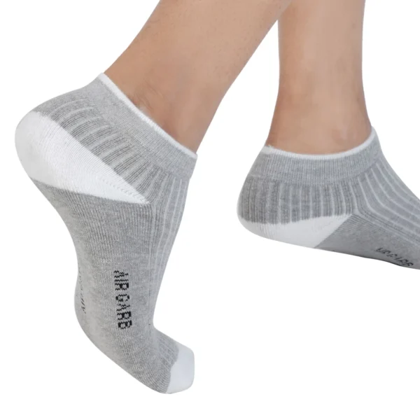 Low Cut Ankle socks for men and women cotton socks for men casual socks grey white ankle socks comfort soft cushion socks