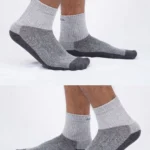 Ankle socks for men ankle socks for women cotton socks for men cotton socks for women office socks home casual socks cushion soft comfort grey black dark grey