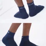 Ankle socks for men ankle socks for women cotton socks for men cotton socks for women office socks home casual socks cushion soft comfort navy blue