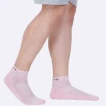 ankle socks pink socks women men cotton ankle socks cushion socks soft