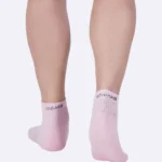 ankle socks pink socks women men cotton ankle socks cushion socks soft