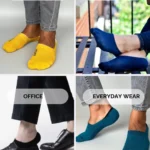 Comfortable and durable low-cut loafer socks with cushioned padding, made from a breathable cotton blend to keep feet dry and comfy while remaining hidden inside shoes or loafers.