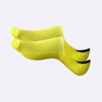 airgarb cotton loafer socks lime yellow