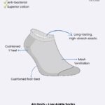 Ankle socks for men low ankle socks for women cotton socks for men cotton socks for women office socks home casual socks cushion soft comfort white light breathable