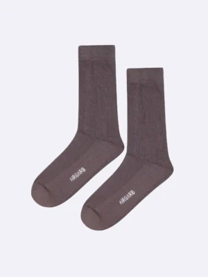 Premium cotton socks cushion socks brown socks dress socks formal socks brown office socks soft luxury bed socks rib stripe style