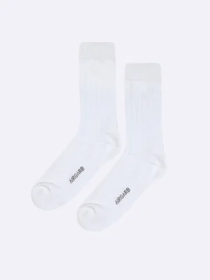 Premium cotton socks cushion socks white socks dress socks formal socks blue office socks soft luxury bed socks rib stripe style