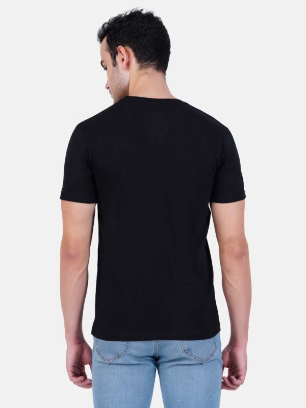 Round Neck Tshirt Black Cotton Tshirt for men and women for summer breathable cool soft fine fabric