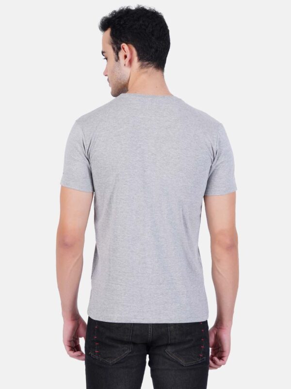 Round Neck Tshirt Grey Cotton Tshirt for men and women for summer breathable cool soft fine fabric