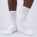 Comfortable Crew Length Cotton Socks - Air Garb