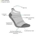 Bundle of three premium compression sports socks for men and women, designed to provide maximum support and performance benefits, from Air Garb.