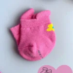 Soft cotton baby socks for newborns, infants, and toddlers, featuring a stretchy, non-slip design for added comfort and safety.