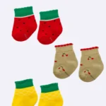 High-quality baby socks made from a refined cotton blend, offering a snug and comfortable fit. Cushioned to keep little feet warm in winter, the set includes 3 pairs of super soft, breathable socks with gentle elastic cuffs.