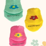 Promotes airflow to keep little feet fresh and comfortable.