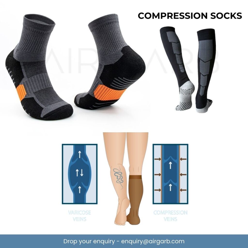 COMPRESSION SOCKS MANUFACTURER INDIA TAMIL NADU COIMBATORE TIRUPUR