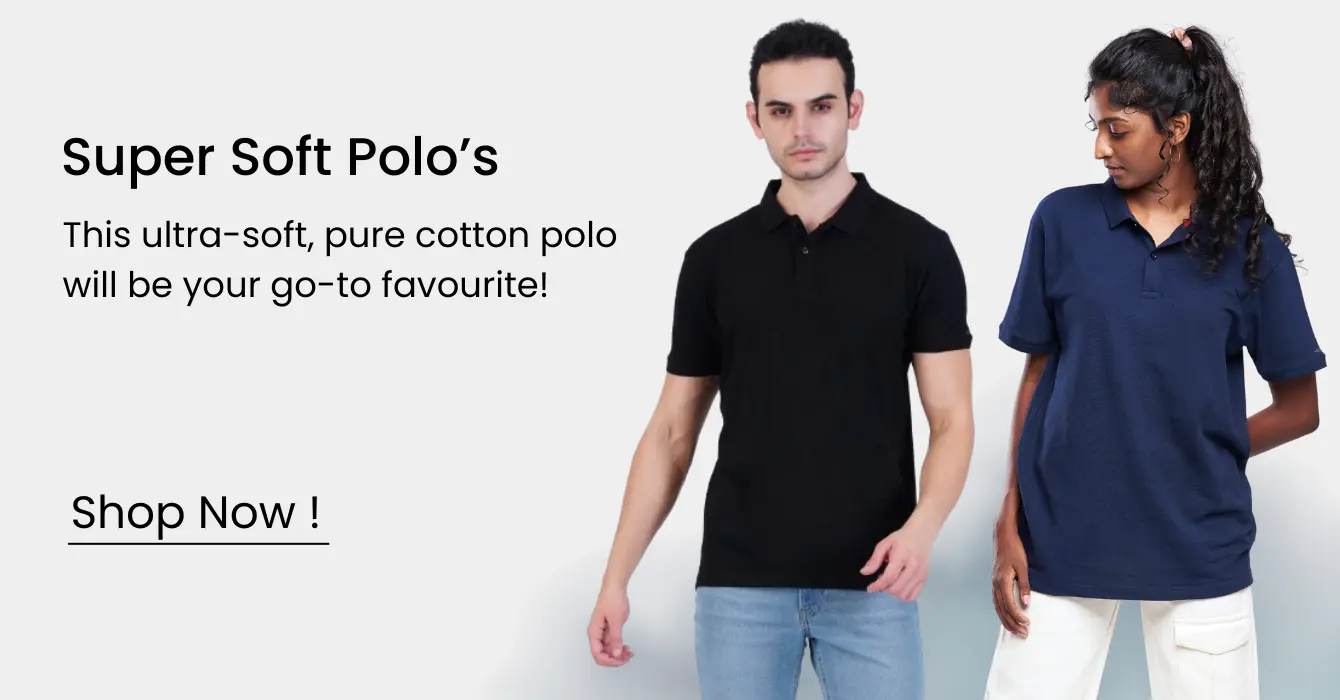 High-quality polo t-shirts made from super soft premium cotton, available for both men and women. These shirts feature a refined, comfortable fit and a stylish design suitable for casual and semi-formal occasions.