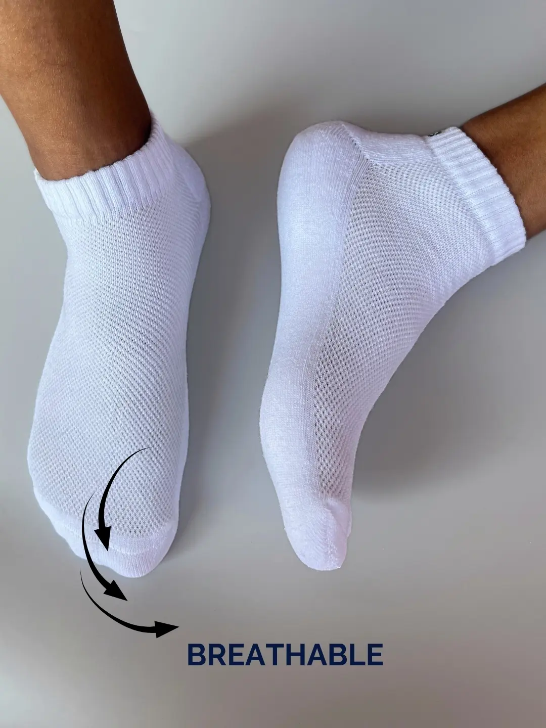 Soft cotton low ankle socks for all-day comfort and support