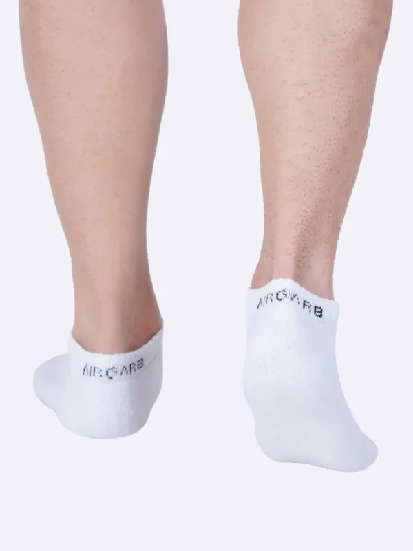 Low Ankle Socks for Men and Women - Pack of 3 (White) - Image 5