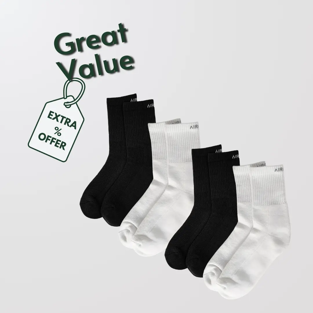 Premium combo sock great value pack non itchy sweat free breathable available near you only at airgarb premium socks company