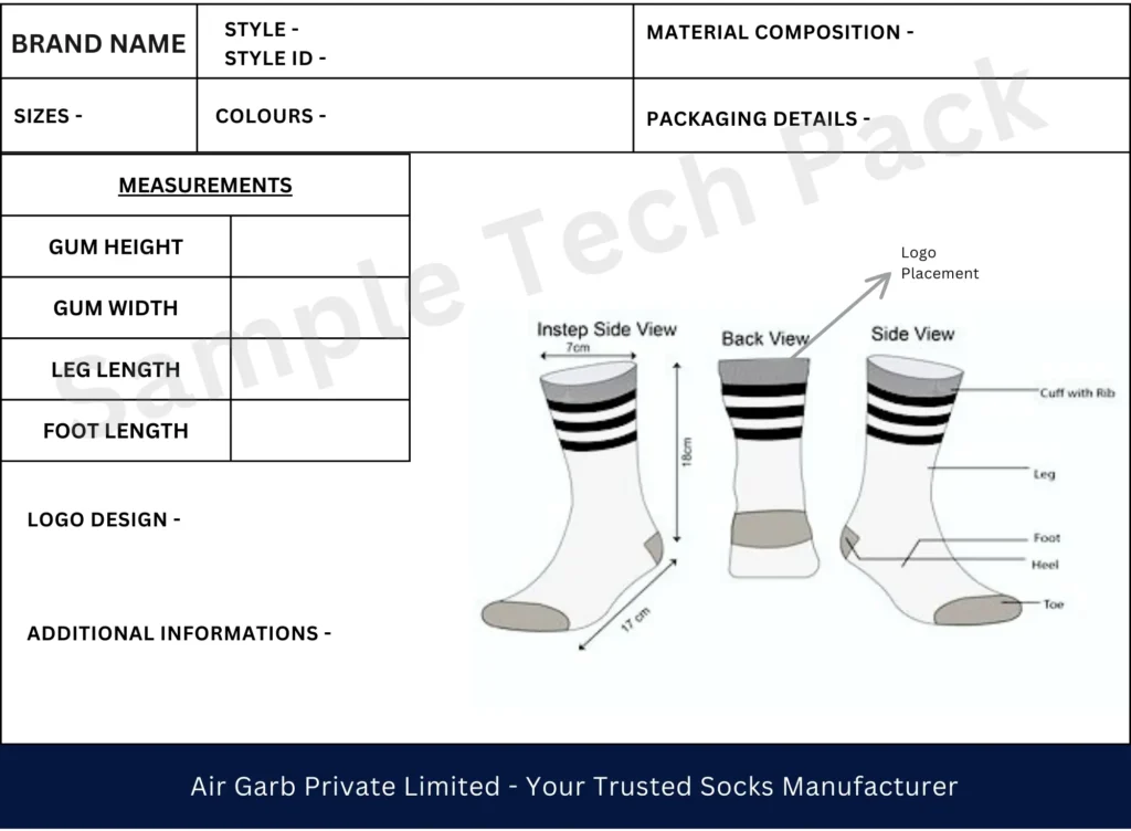 what is tech pack spec sheet manufacturing top manufacturer in tamil nadu india tirupur high quality socks manufacturer factory how to make 2 1