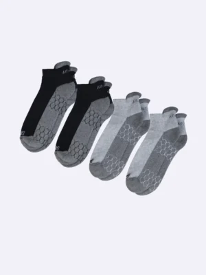 Premium moisture-wicking athletic socks for running and gym exercises, keeping feet dry and fresh