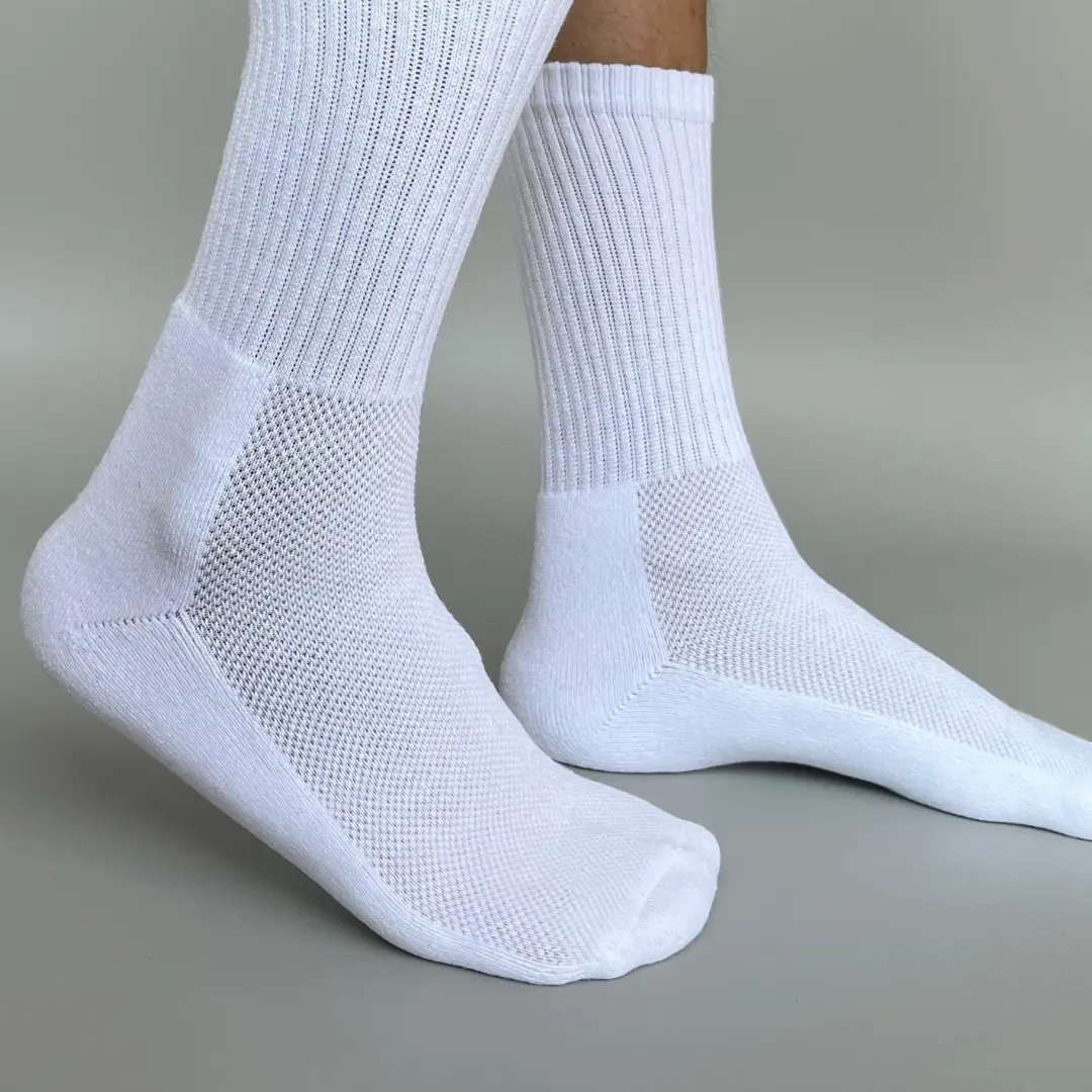 Cotton full crew cushioned socks non itchy sweat free breathable available near you only at airgarb premium socks company